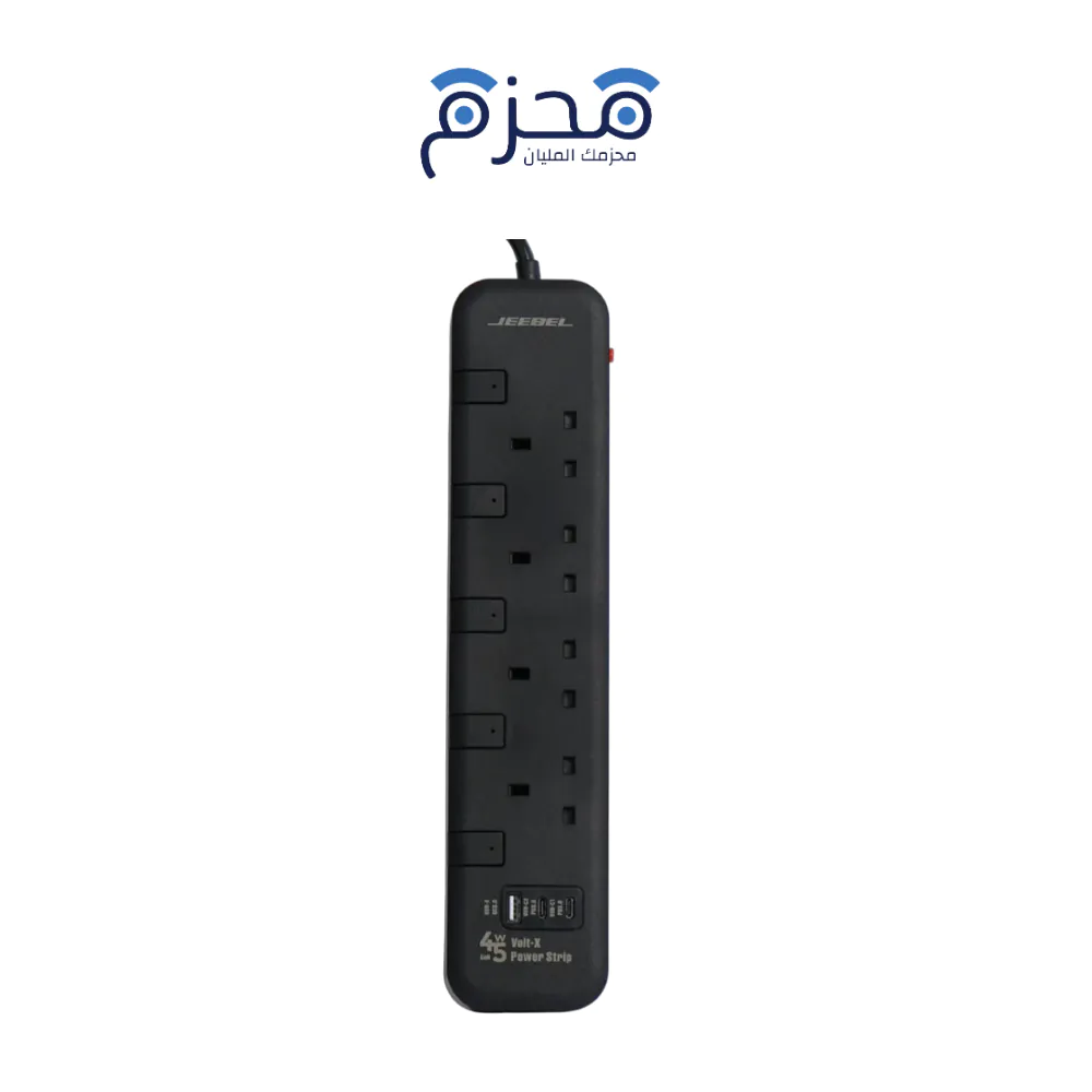 ⁦Jeebel - وصلة كهرباء 2990W 3م JE-805PU⁩ - الصورة ⁦1⁩