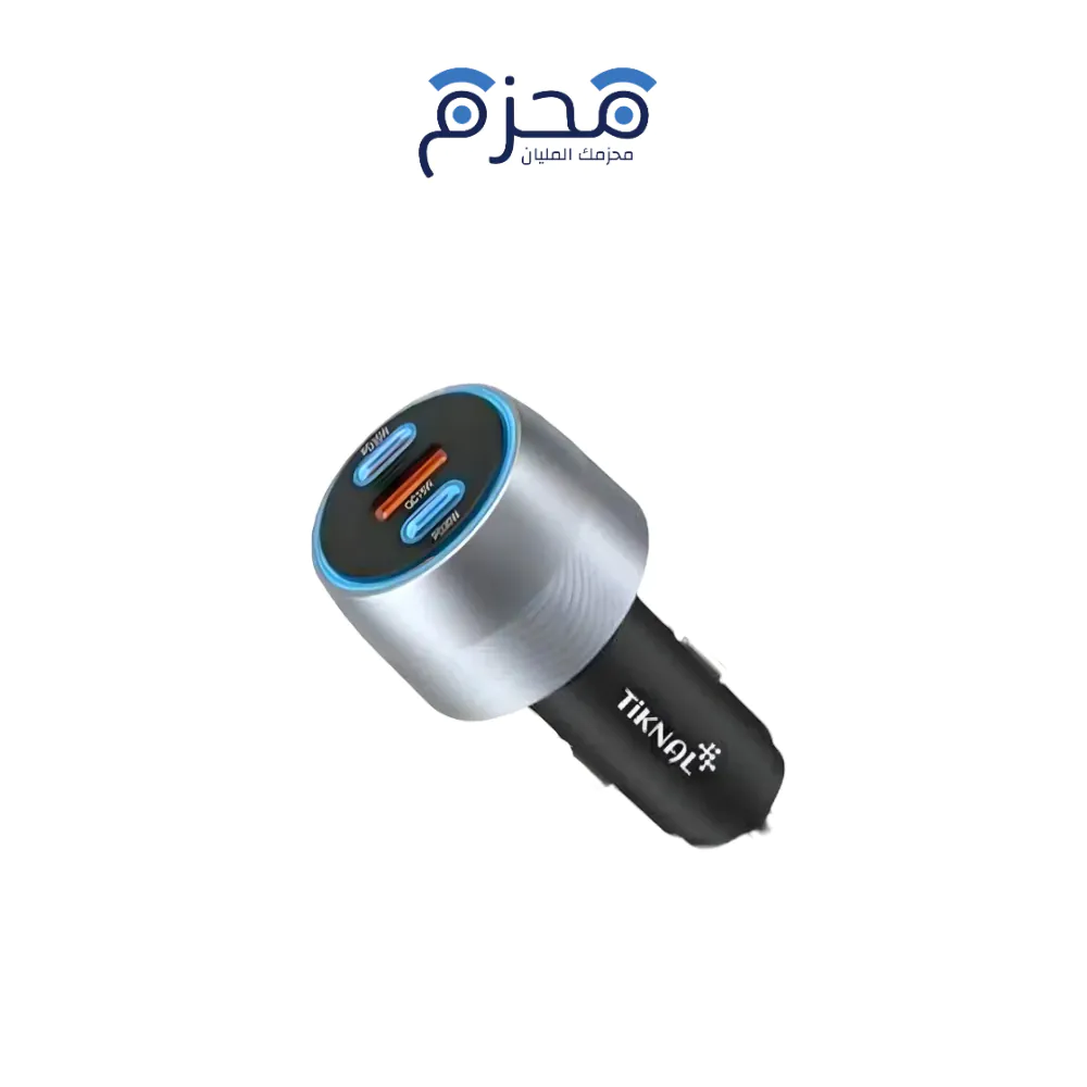 product-40-4 Tiknal - شاحن سيارة 3 منافذ 65W PD35W+PD30W+QC18W TK-H111 - الصورة 1