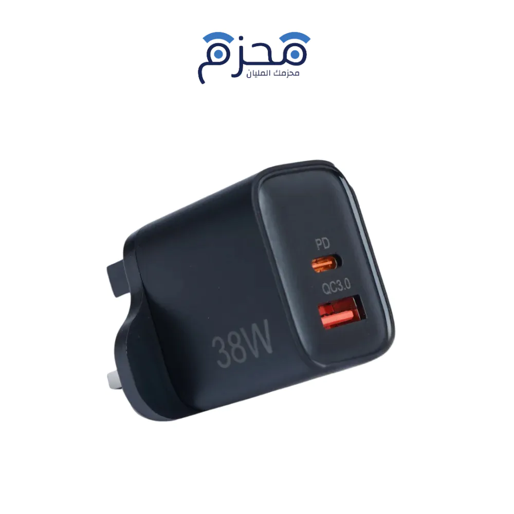 ⁦Tiknal - شاحن حائط 38W USB-C PD + USB-A TK-H106⁩ - الصورة ⁦1⁩