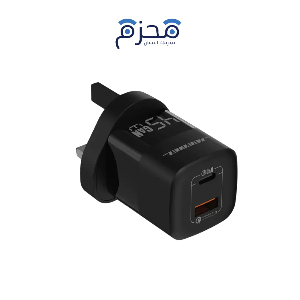 ⁦Jeebel - شاحن حائط GaN 45W مدمج JE-B304⁩ - الصورة ⁦1⁩