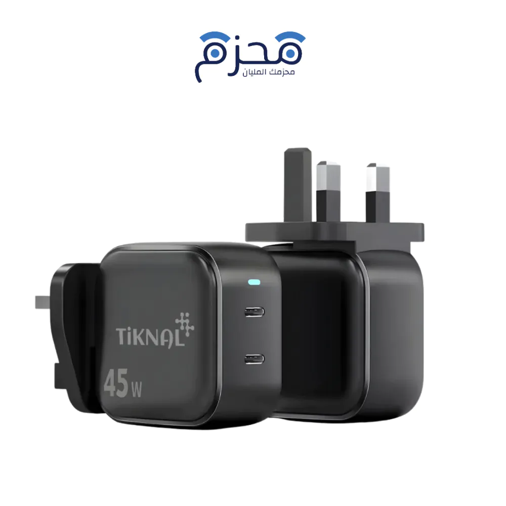 product-48-2 Tiknal - شاحن منزلي GaN 45W منفذين PD TK-H129 - الصورة 1