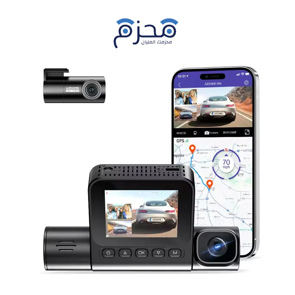 product-5-2 Azdome - كاميرا داش كام ثلاثية العدسات 4G S58 - الصورة 1
