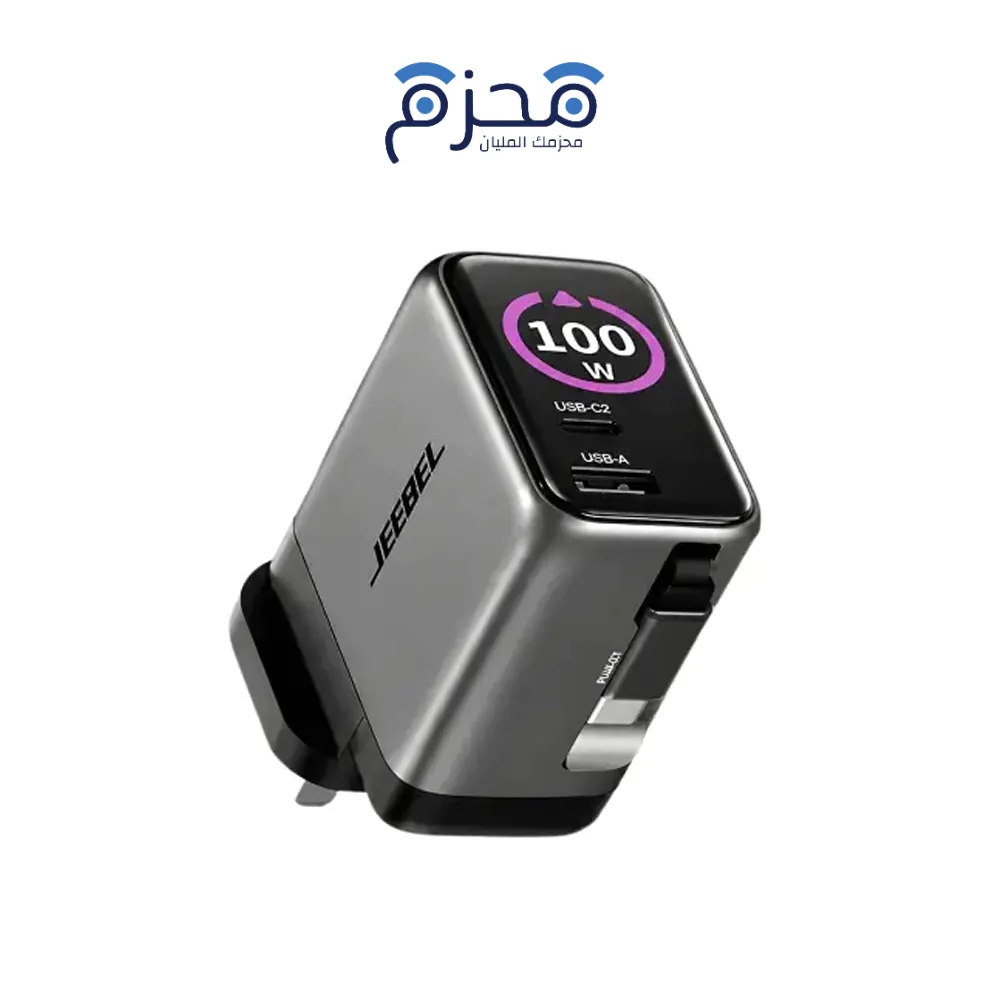 product-50-1 Jeebel - شاحن حائط 100W بشاشة رقمية JE-B379 - الصورة 1