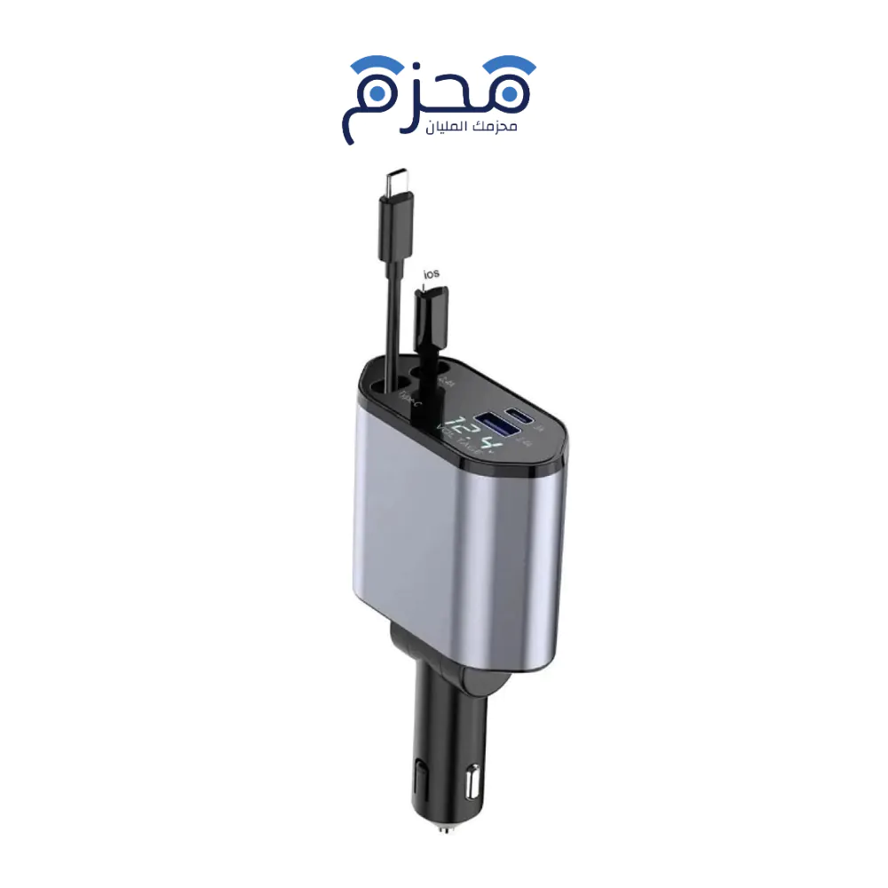 product-53-1 Jeebel - شاحن سيارة 4 في 1 120W بشاشة JE-B359 - الصورة 1