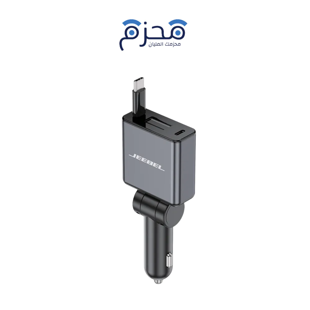 ⁦Jeebel - شاحن سيارة 2 في 1 60W بشاشة JE-B430⁩ - الصورة ⁦1⁩