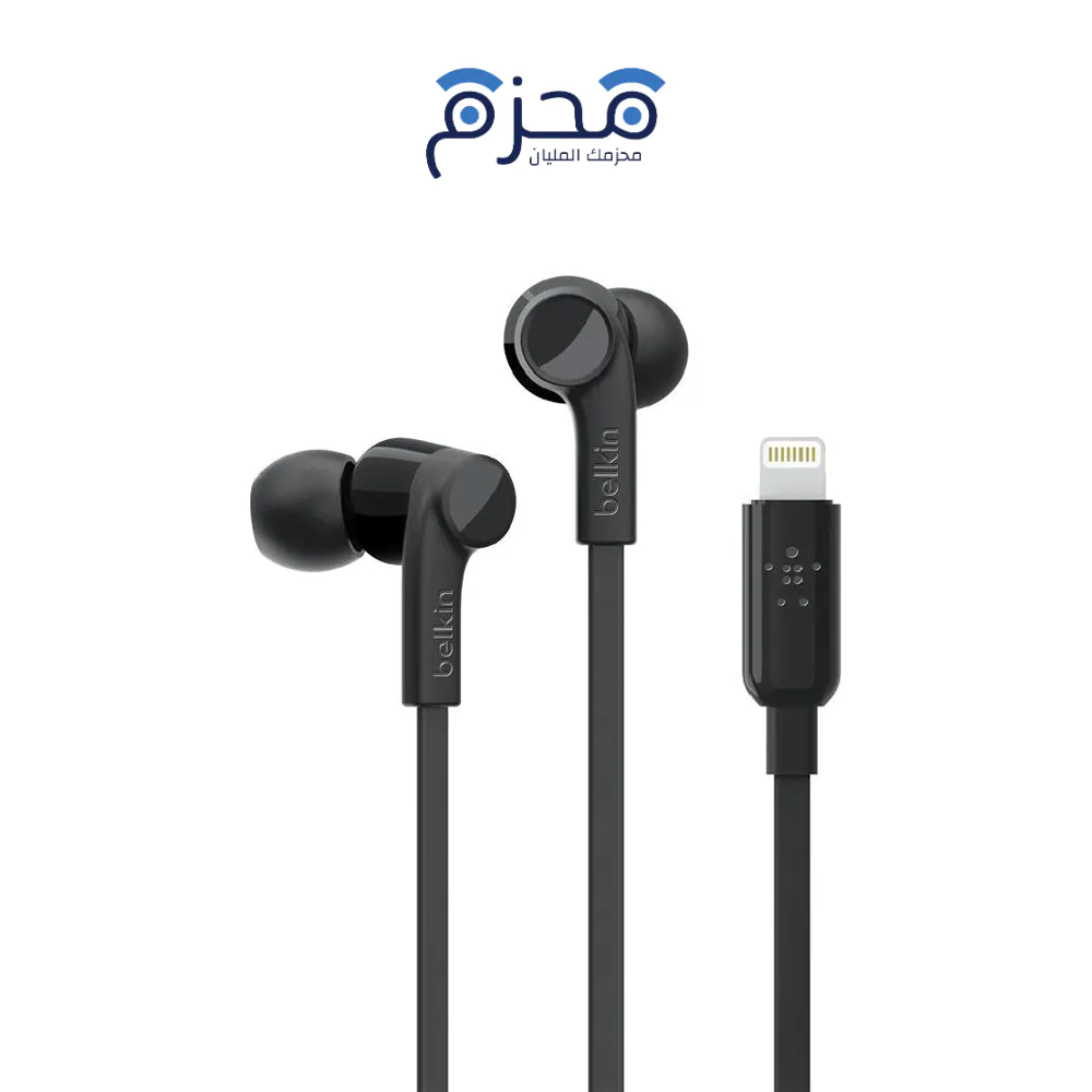 ⁦Belkin - سماعة رأس أسود⁩ - الصورة ⁦1⁩