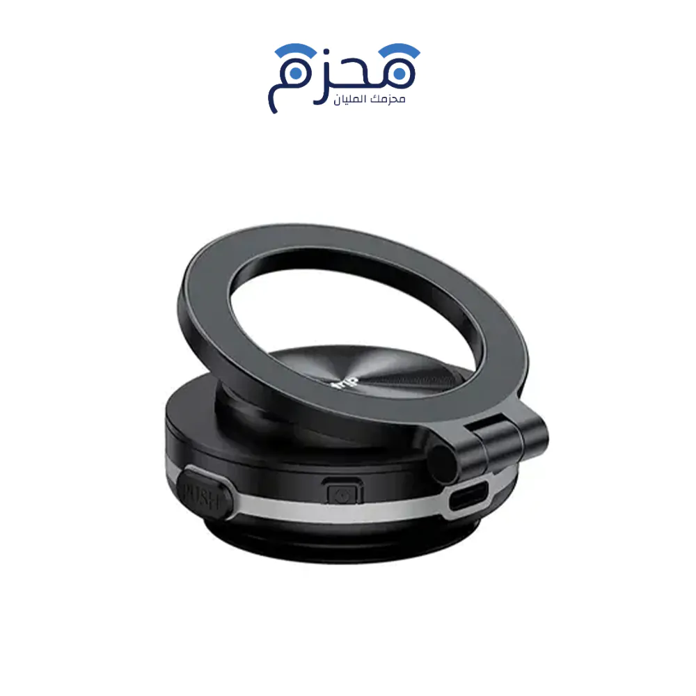 product-57-3 Drip - حامل هاتف مغناطيسي شفط قابل للضبط للسيارة أسود - الصورة 1