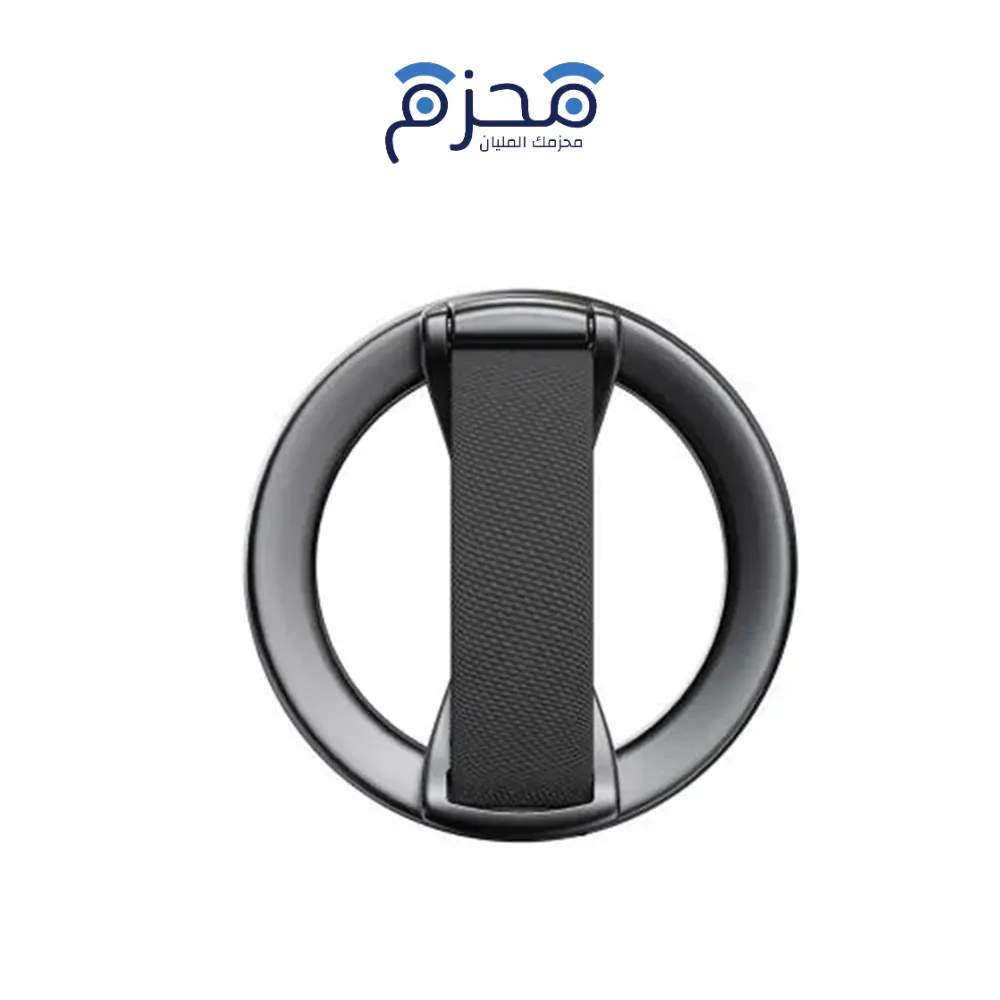 ⁦Drip - حلقة مغناطيسية معدنية للجوال أسود⁩ - الصورة ⁦1⁩