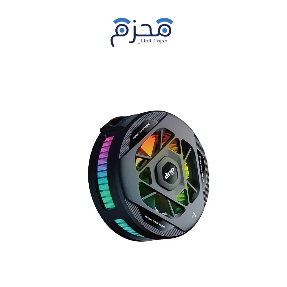 ⁦Drip - مبرد هاتف مغناطيسي محمول مع شاشة LED أسود⁩ - الصورة ⁦1⁩