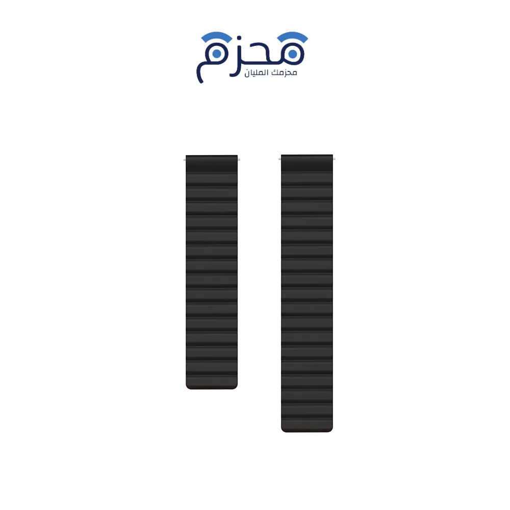 ⁦Kospet - حزام نايلون منسوج Air Loop Alpha 22mm - أسود⁩ - الصورة ⁦1⁩