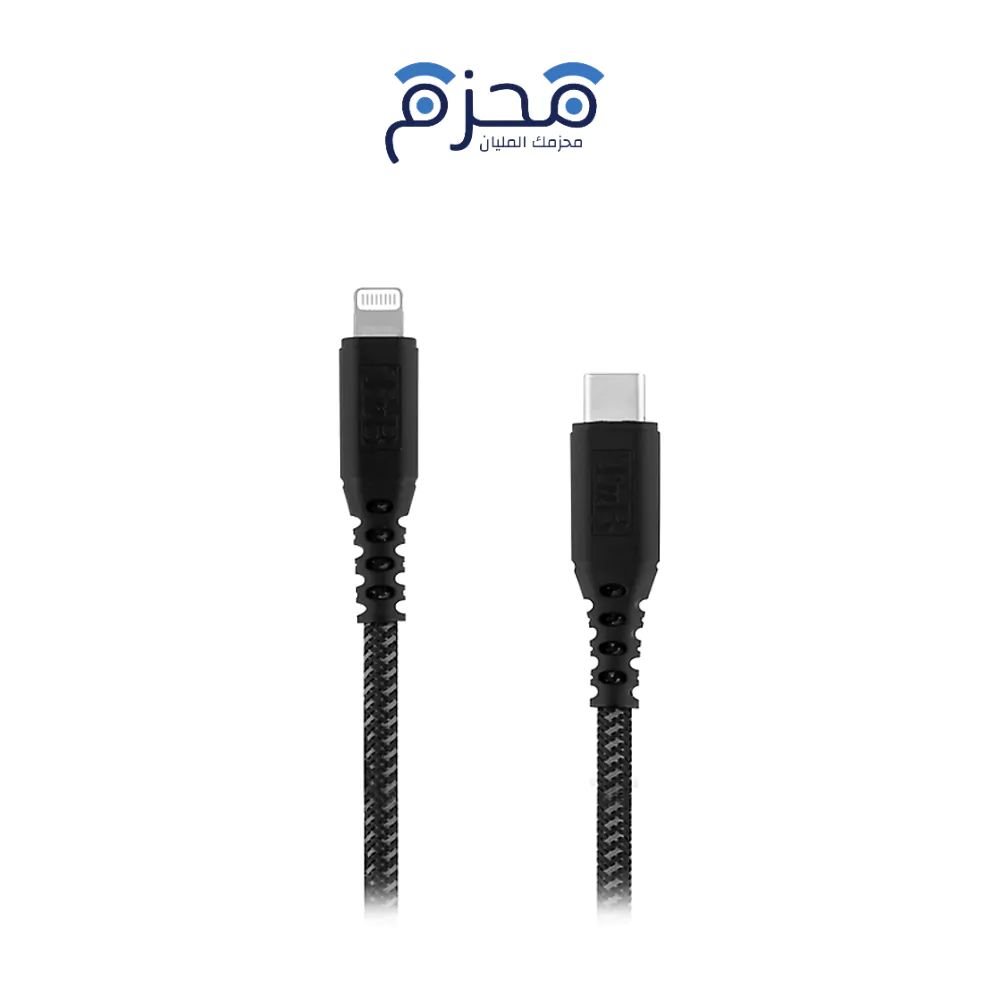 product-9-3 Jeebel - كابل USB إلى Lightning مضفر 1.2م MFi أسود JE-B309 - الصورة 1