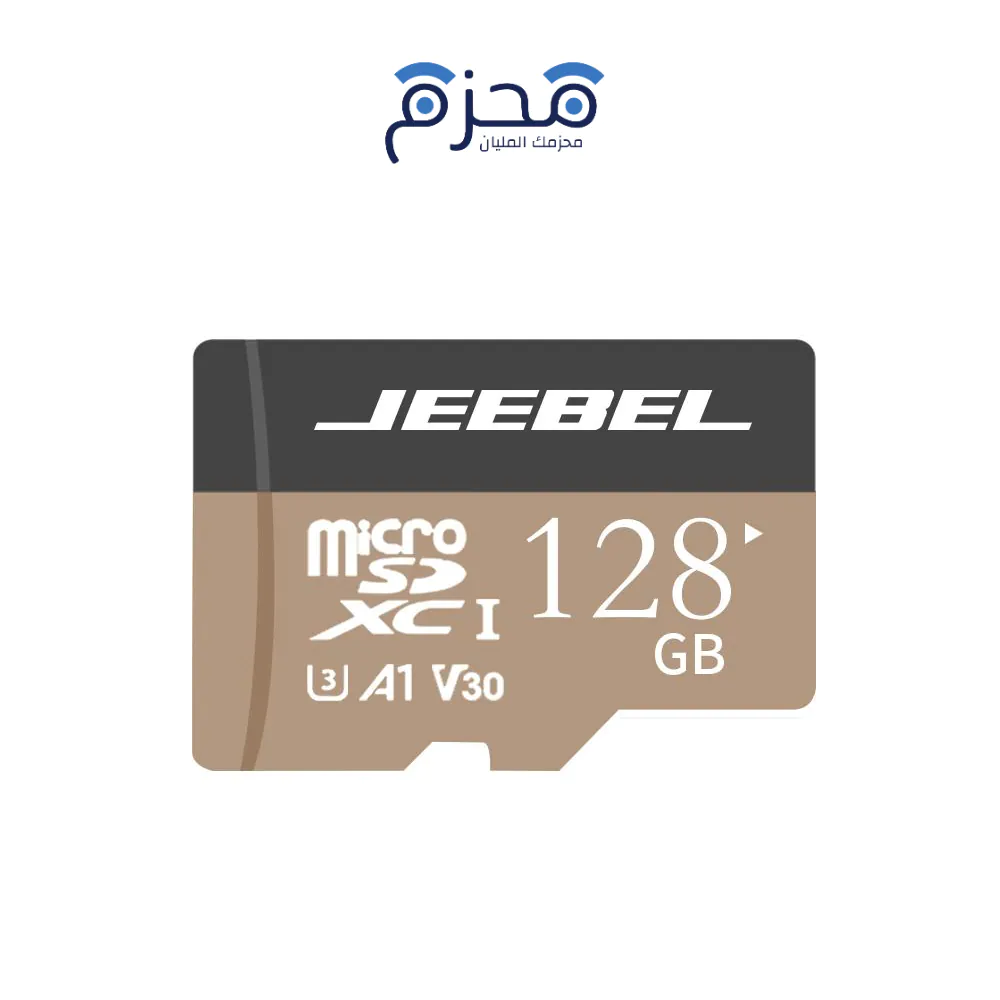 ⁦Jeebel - بطاقة ذاكرة microSDXC 128GB U3 JE-B401⁩ - الصورة ⁦1⁩