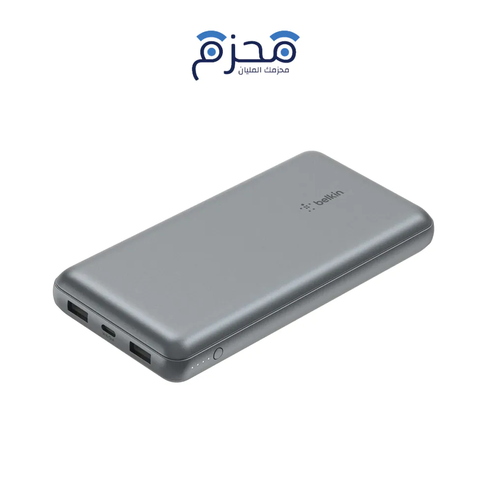 ⁦Belkin - باور بنك رمادي⁩ - الصورة ⁦1⁩