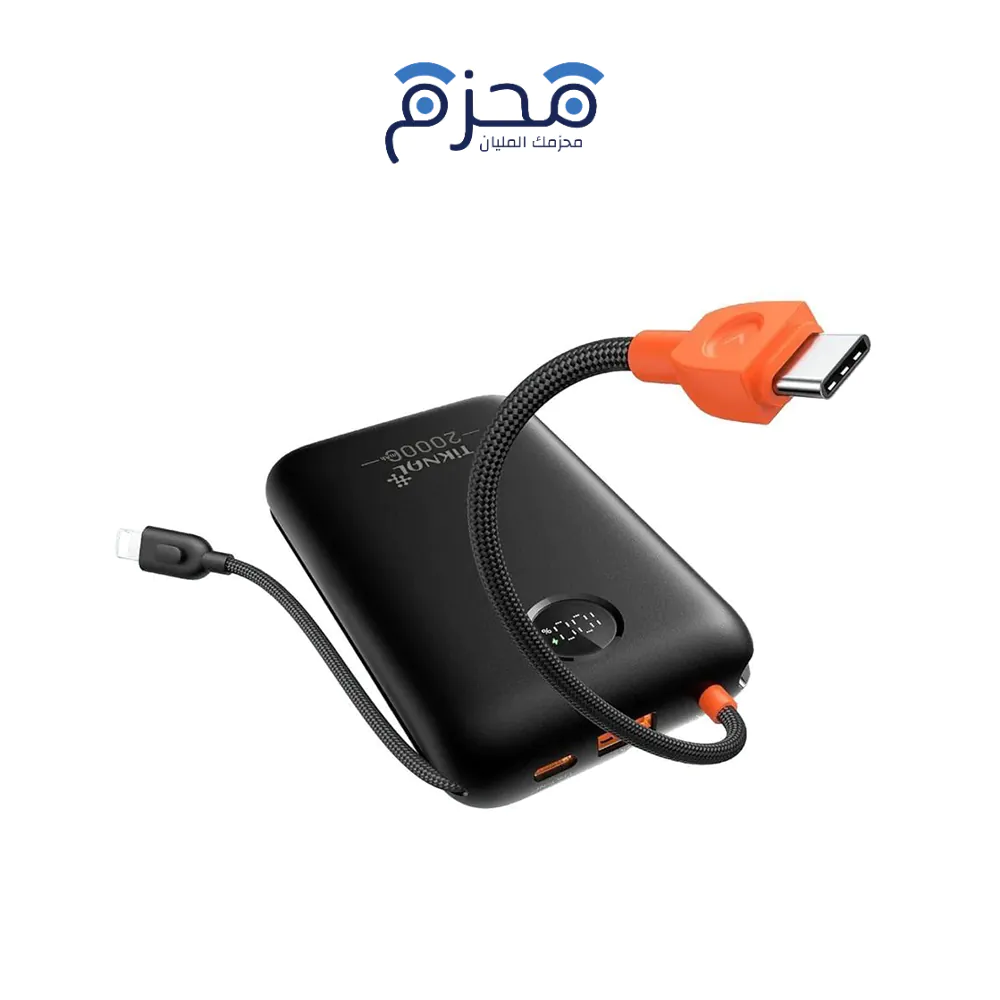 ⁦Tiknal - بطارية متنقلة 20000mAh مع كابلات مدمجة TK-H090⁩ - الصورة ⁦1⁩