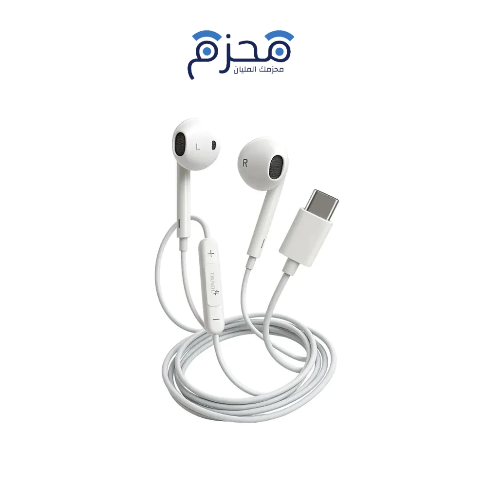 product-brand-40-1 Tiknal - سماعات سلكية EarPods Type-C مع ميكروفون TK-H088 - الصورة 1