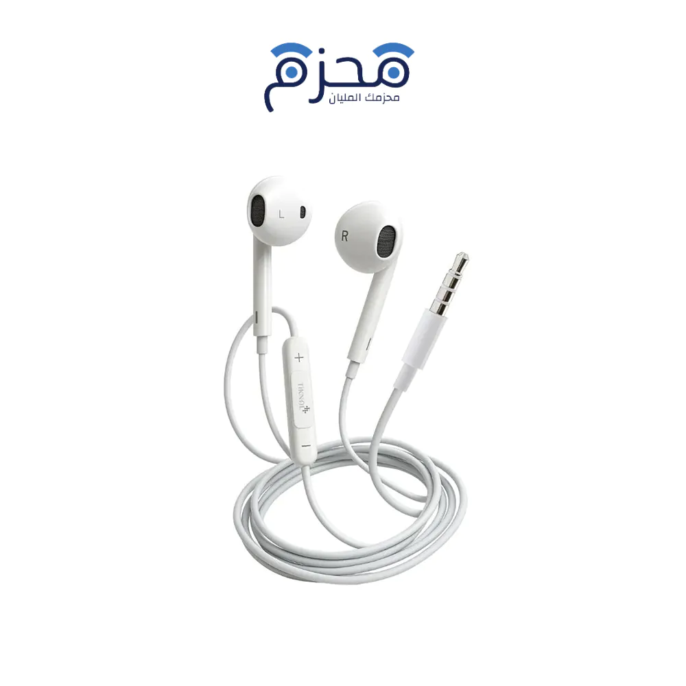 ⁦Tiknal - سماعات سلكية EarPods AUX مع ميكروفون TK-H089⁩ - الصورة ⁦1⁩