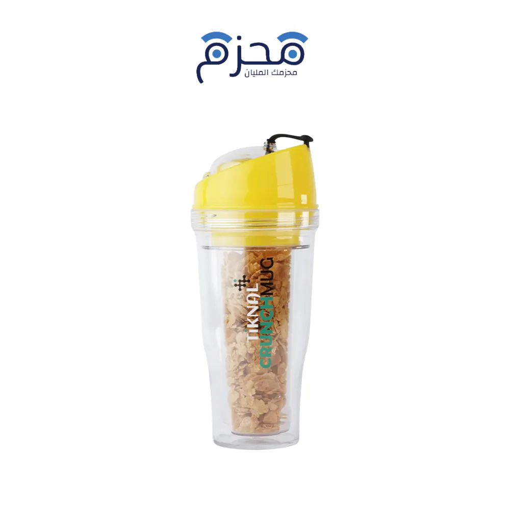 product-brand-47-1 Tiknal - كوب حليب زجاج مقرمش أصفر TK-H124 - الصورة 1
