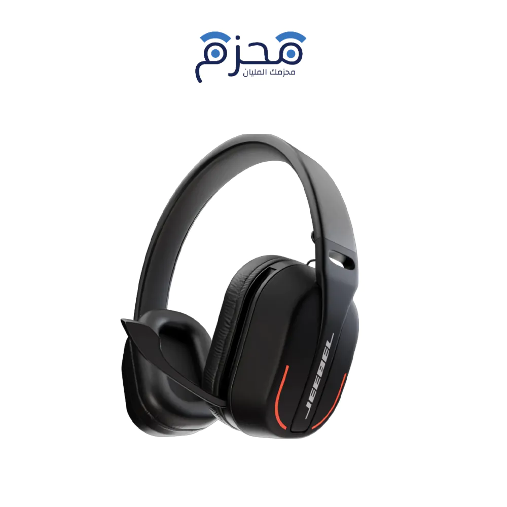⁦Jeebel - سماعات ألعاب SPX لاسلكية أسود JE-B367⁩ - الصورة ⁦1⁩