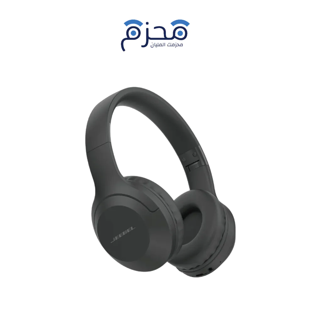 ⁦Jeebel - سماعات رأس لاسلكية ANC 14 ساعة أسود JE-B321⁩ - الصورة ⁦1⁩