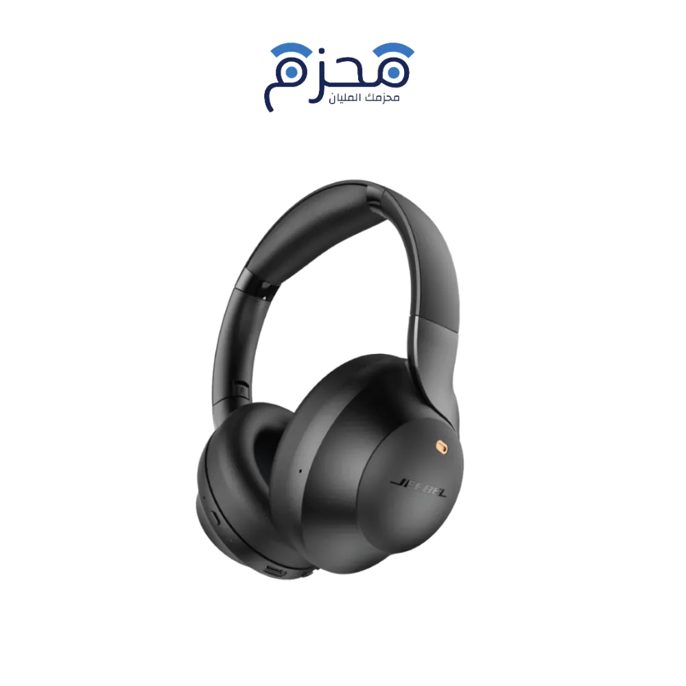 ⁦Jeebel - سماعات رأس لاسلكية فوق الأذن ANC 40 ساعة أسود JE-B417⁩ - الصورة ⁦1⁩