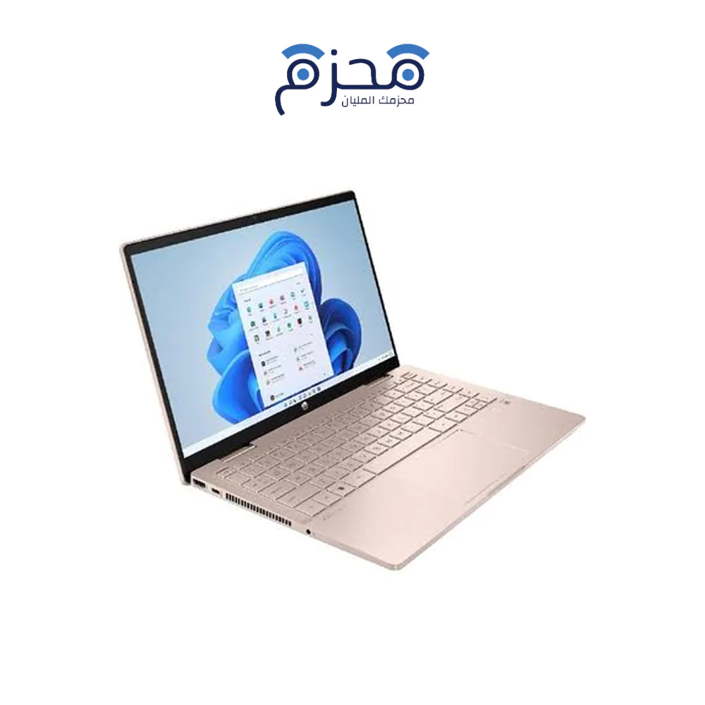 ⁦اتش بي بافيليون x360 لابتوب 2 في 1 متحول 14 بوصة انتل كور آي 7 16 جيجابايت رام تخزين ‎1‎ تيرابايت SSD PCIe NVMe M.2 ويندوز 11⁩ - الصورة ⁦1⁩