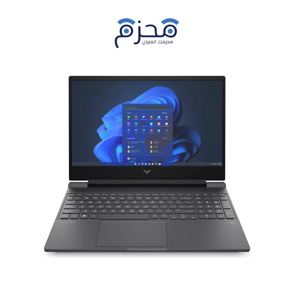⁦اتش بي فيكتوس لابتوب ألعاب 15.6 بوصة انتل كور آي 7 24 جيجابايت رام الجيل الرابع PCIe 1 تيرابايت ويندوز 11 هوم⁩ - الصورة ⁦1⁩
