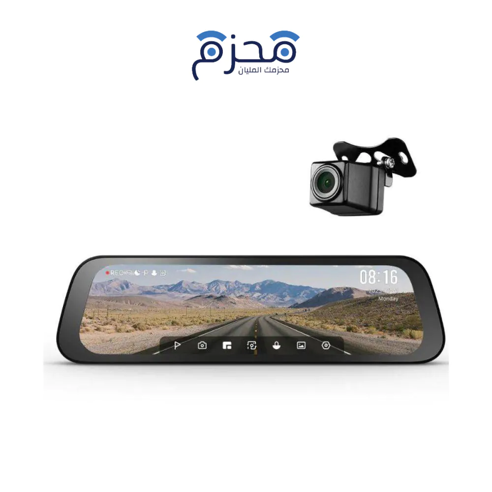 ⁦70mai - داش كام Rearview S500 أمامية وخلفية⁩ - الصورة ⁦1⁩