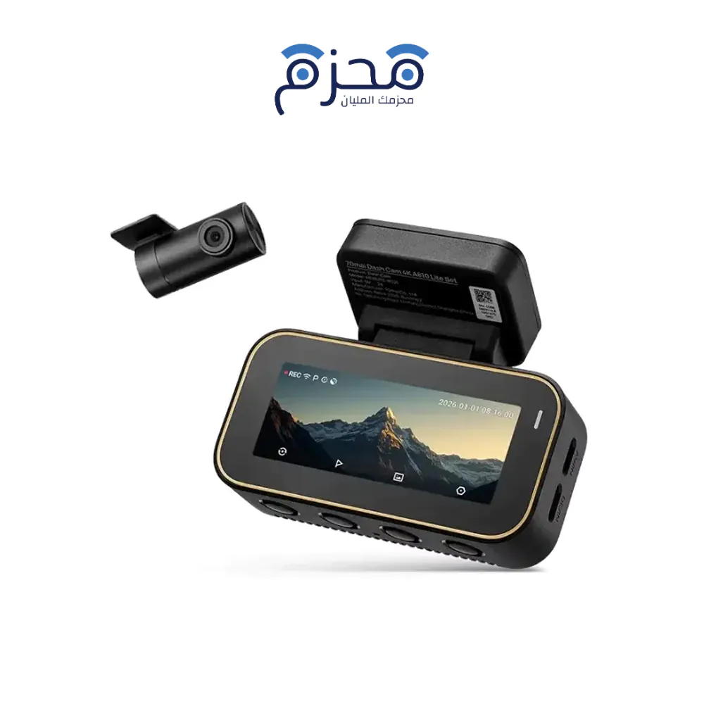 ⁦70mai - داش كام أمامية وخلفية 4K A810 LITE⁩ - الصورة ⁦1⁩