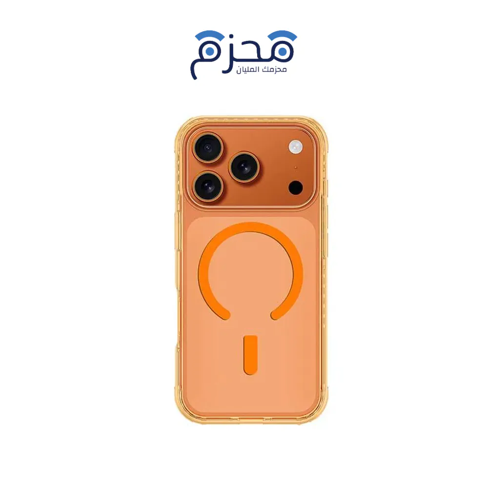 ⁦Ammazingthing - جراب مينيمال ماج سيف ايفون 17 برو تيتان برتقالي⁩ - الصورة ⁦1⁩
