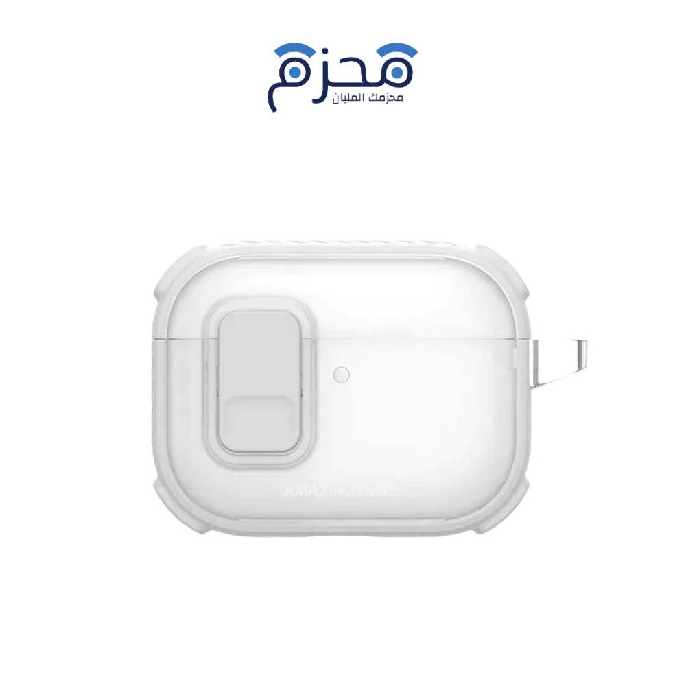 ⁦Ammazingthing - جراب Titan Pro Mag لسماعات AirPods Pro 3 ابيض⁩ - الصورة ⁦1⁩