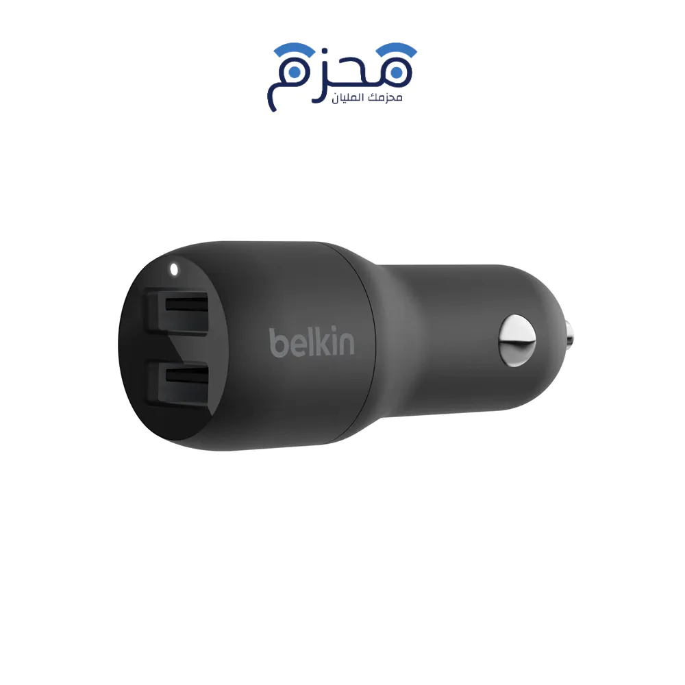 ⁦Belkin - شاحن سيارة 24W أسود⁩ - الصورة ⁦1⁩