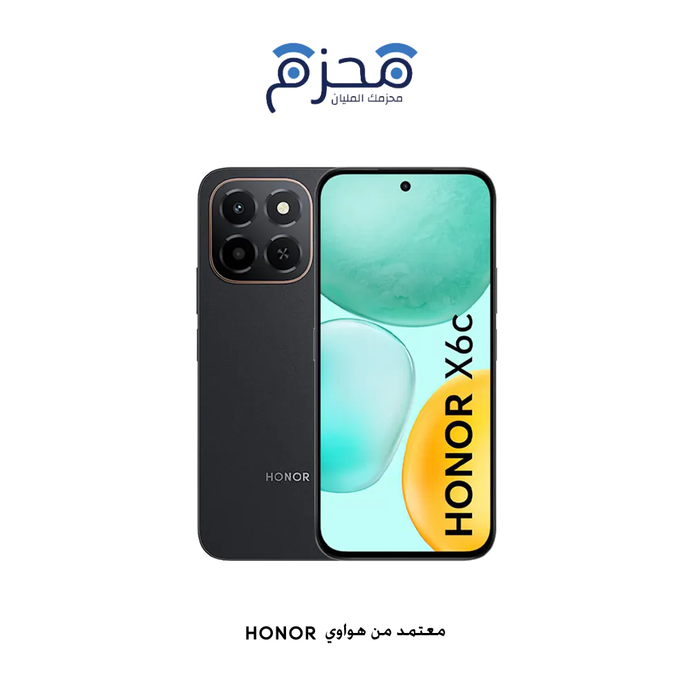 ⁦Honor - X6c 256GB أسود⁩ - الصورة ⁦1⁩