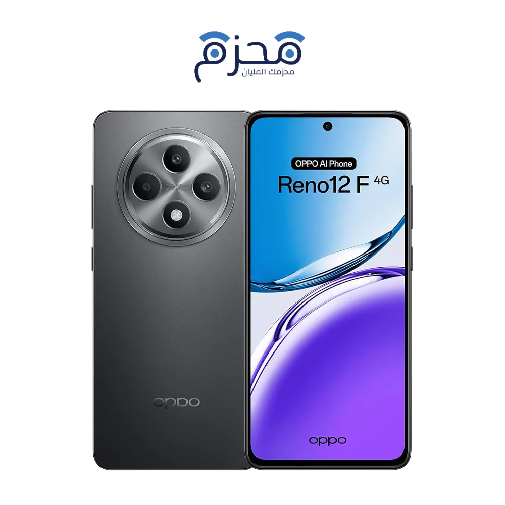 ⁦Oppo - 12F 256GB أسود⁩ - الصورة ⁦1⁩