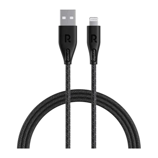 RAVPower – كابل Lightning 1.2m أسود