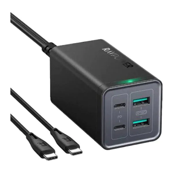 RAVPower – شاحن حائط 120W أسود