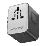 RAVPower – محول عالمي 65W أسود