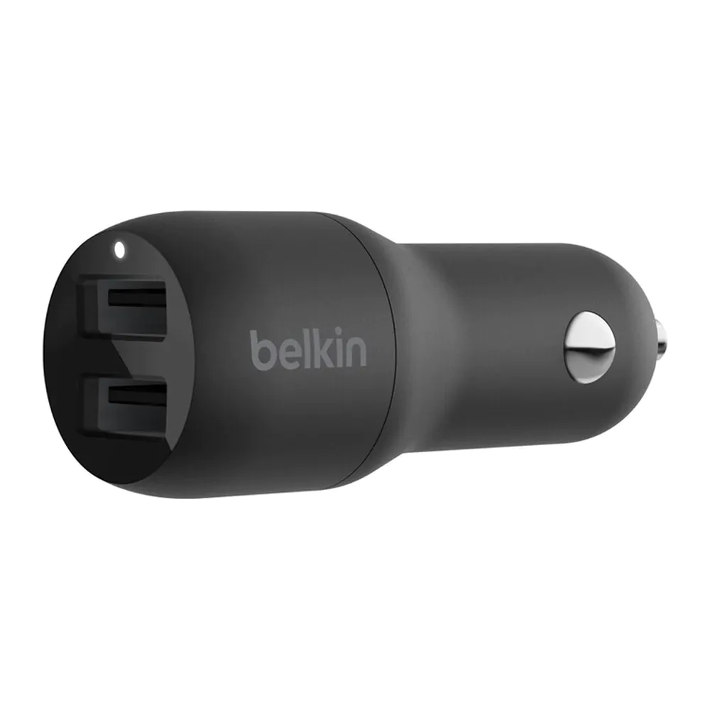 Belkin – شاحن سيارة 24W أسود Belkin – شاحن سيارة 24W أسود