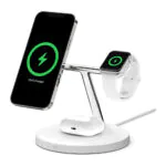 Belkin – منصة شحن MagSafe ثلاثية في واحد 15W أبيض
