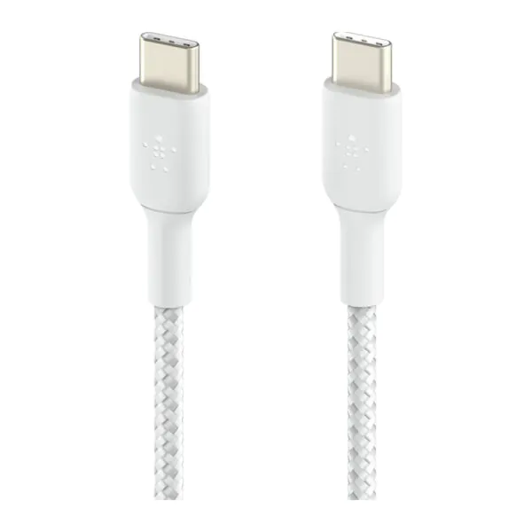 Belkin – كابل USB-C 60W أبيض