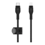 Belkin – كيبل تايب سي الى لايتنينج سيليكون 1 متر أسود