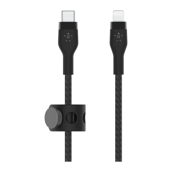 Belkin – كيبل تايب سي الى لايتنينج سيليكون 1 متر أسود