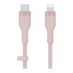 Belkin – كيبل تايب سي الى لايتنينج سيليكون 1 متر وردي
