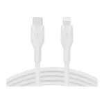 Belkin – كيبل تايب سي الى لايتنينج سيليكون 3 متر أبيض