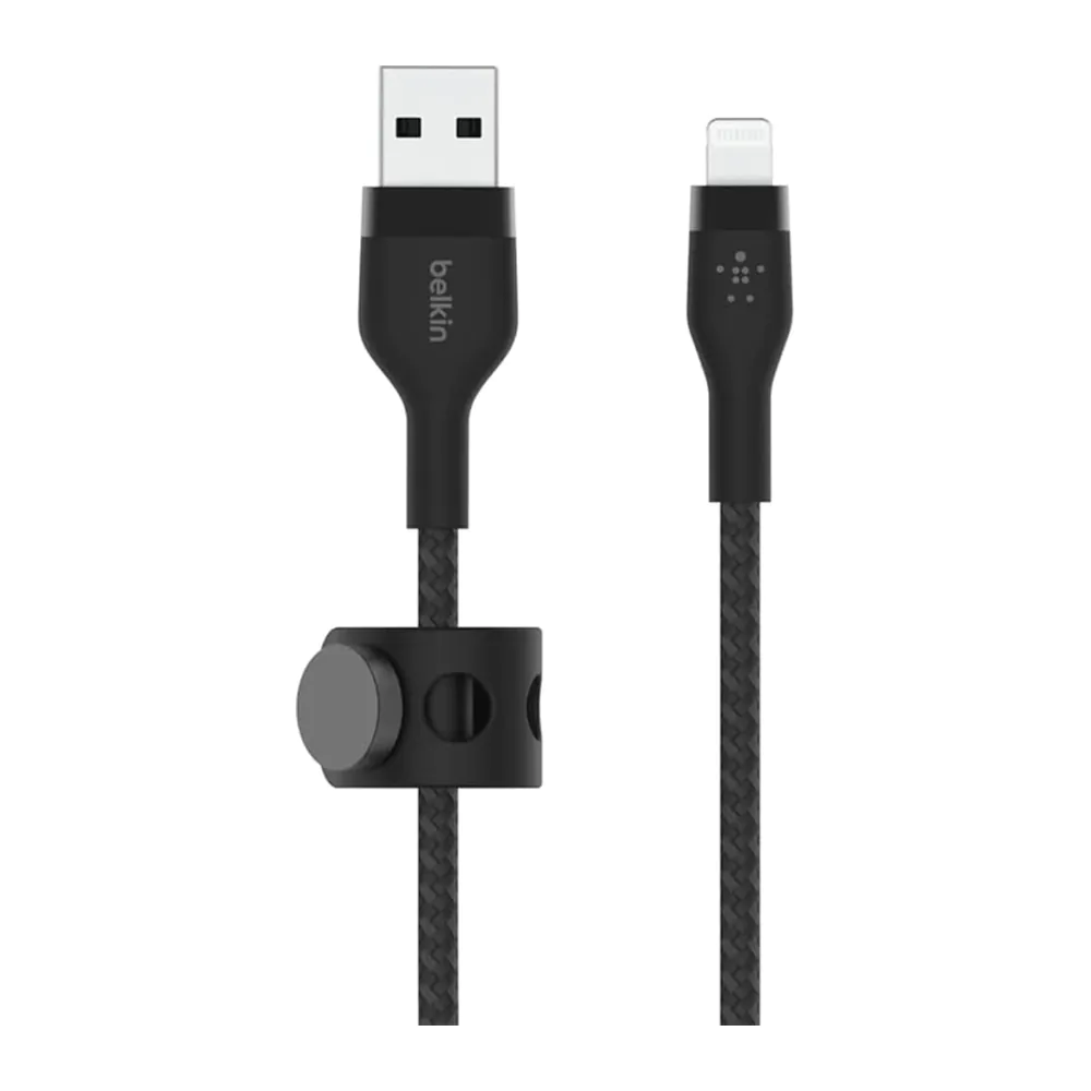 Belkin – كابل Lightning BoostCharge Pro أسود Belkin – كابل Lightning BoostCharge Pro أسود