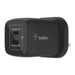 Belkin – شاحن جداري تايب سي مزدوج GaN 65W مع PPS أسود