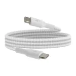 Belkin – كيبل تايب سي الى تايب سي مضفر 100W 2 متر أبيض