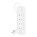 Belkin – وصلة كهرباء 8 منافذ مع شاحن 30W
