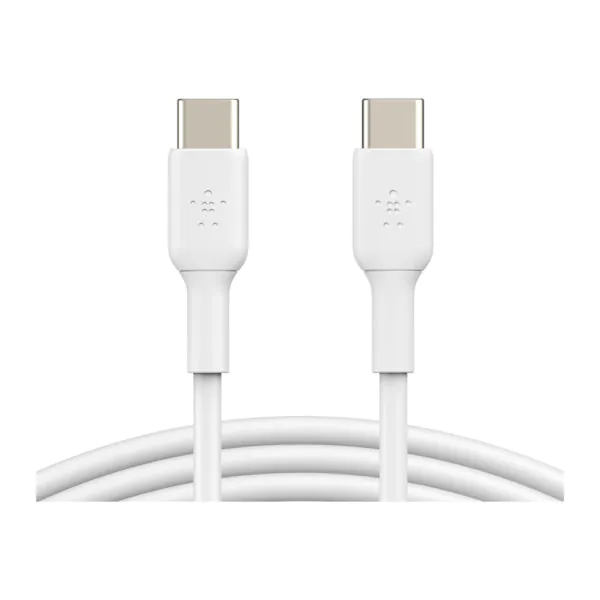 Belkin – كيبل تايب سي الى تايب سي 60W 1 متر أبيض