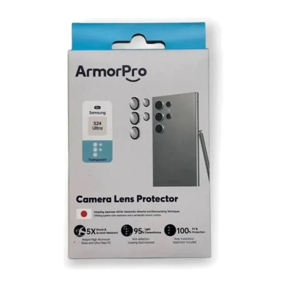 ArmorPro – حماية عدسات سامسونج S24 Ultra شفاف ArmorPro – حماية عدسات سامسونج S24 Ultra شفاف
