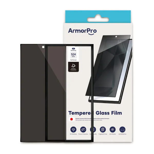 ArmorPro – واقي شاشة خصوصية سامسونج S24 Ultra